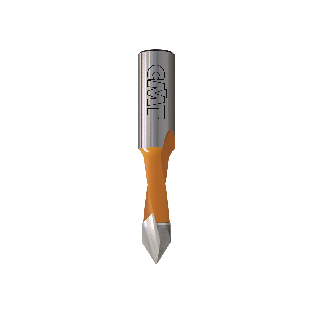2 Flute Dowel Drills for Through Holes, S=10mm - L=57,5mm