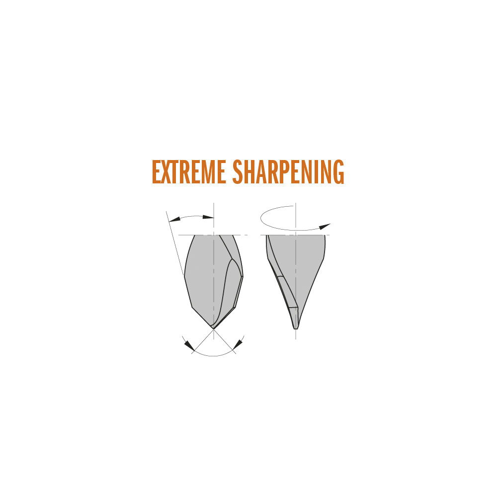 Solid Carbide Dowel Drills for Through Holes - LONG LIFE SHARPENING, S=10mm - L=70mm
