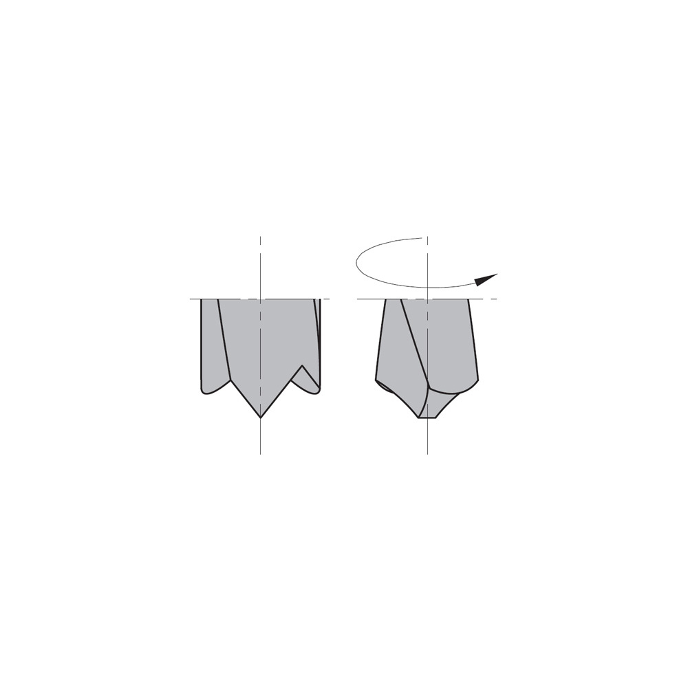 Dowel Drills - LONG LIFE SHARPENING, S=10mm - L=57,5mm