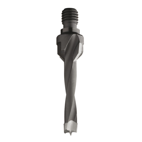 Dowel Drills with Threaded Shank with Countersink, M10/11x4