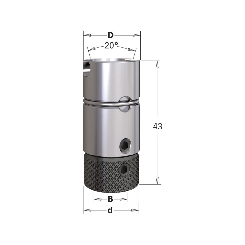 Adapter für Dübellochbohrer Morbidelli