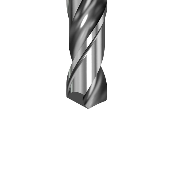 Solid carbide twist drills “V” point 120° sharpening