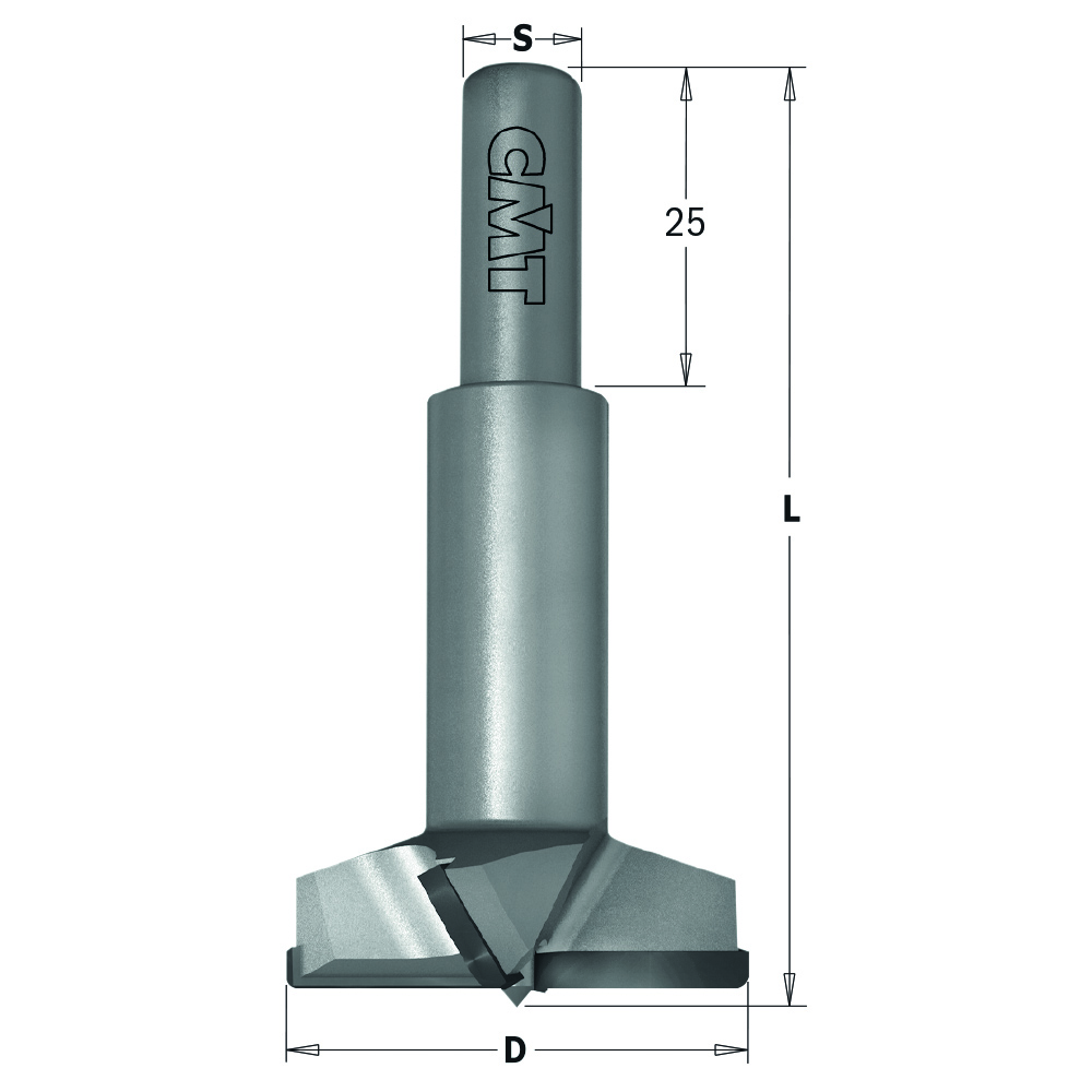 DP - Hinge Boring Bits - LONG LIFE, S=10mm - L=70mm