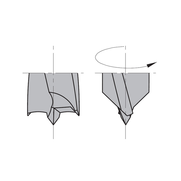 4 Flute Dowel Drills, S=10mm - L=105mm