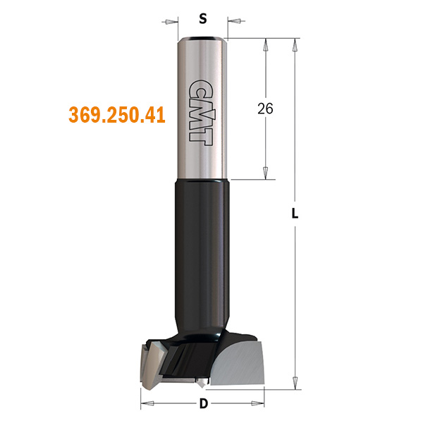XTREME Hinge Boring Bits, S=10mm - L=70mm