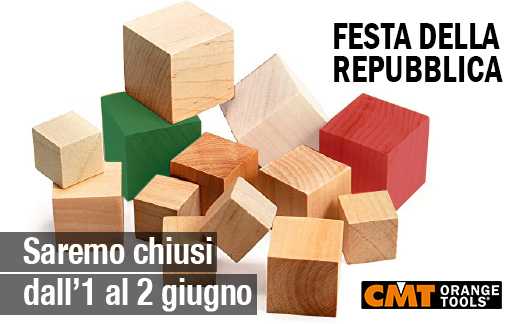 FESTIVITÀ NAZIONALE - Chiusura dall'1 al 2 Giugno 2020