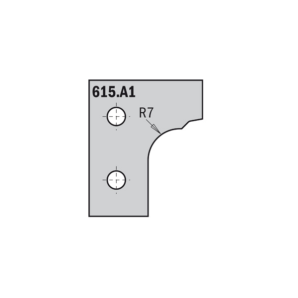 MDF door knives