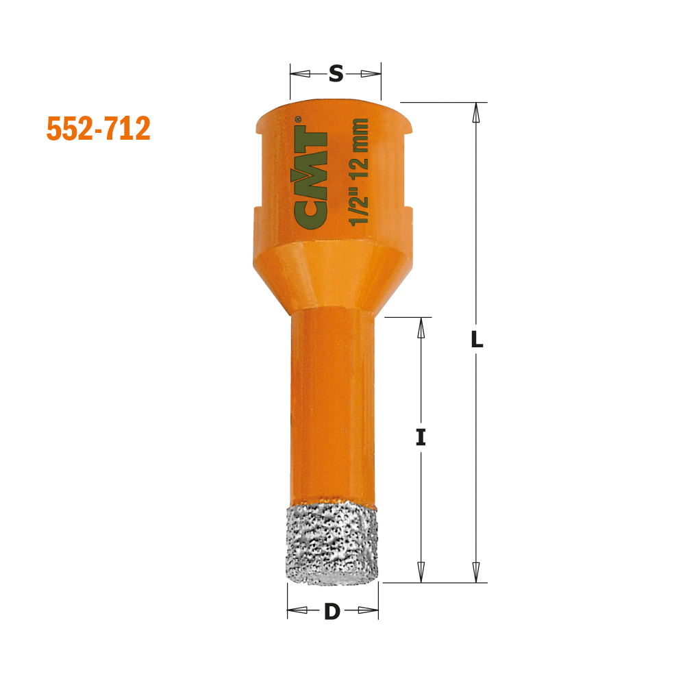 552-7 Sierras de corona en diamante