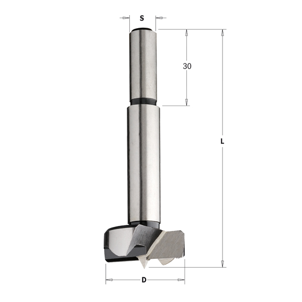 Mèches à façonner à queue cylindrique