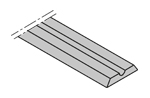 Plaquettes réversibles standard en HWM pour raboteuses portatives