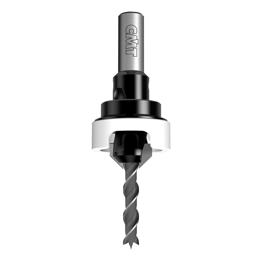 Drill bits with 45° countersink set