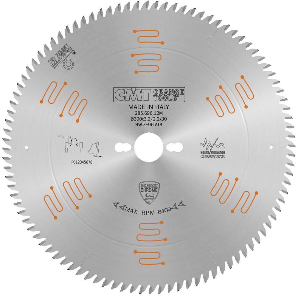 Lames circulaires industrielles en chrome