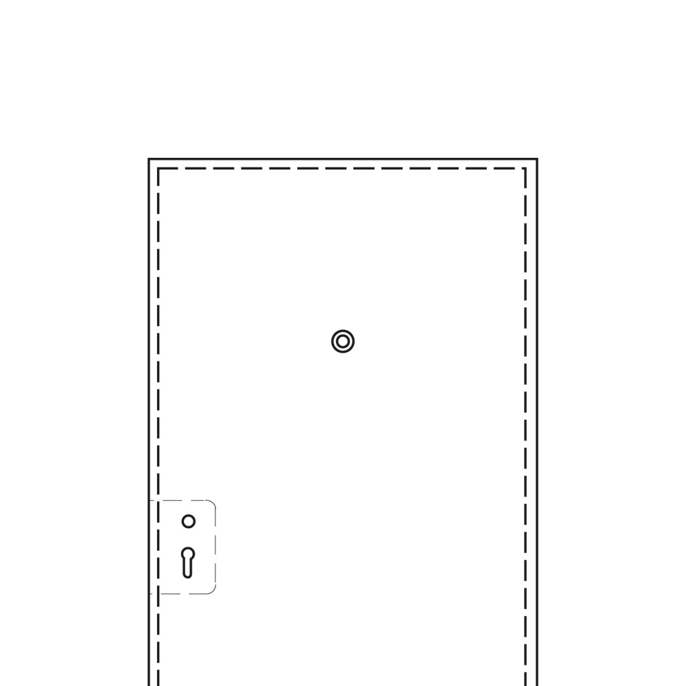 Spiral bit with insert knives and chipbreaker for locksets