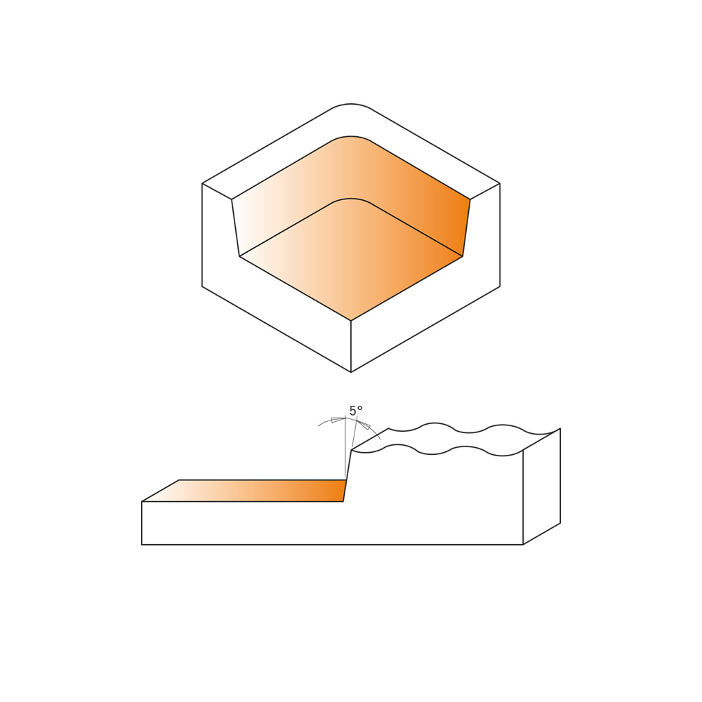 Hobelfräser mit Wendeplatten