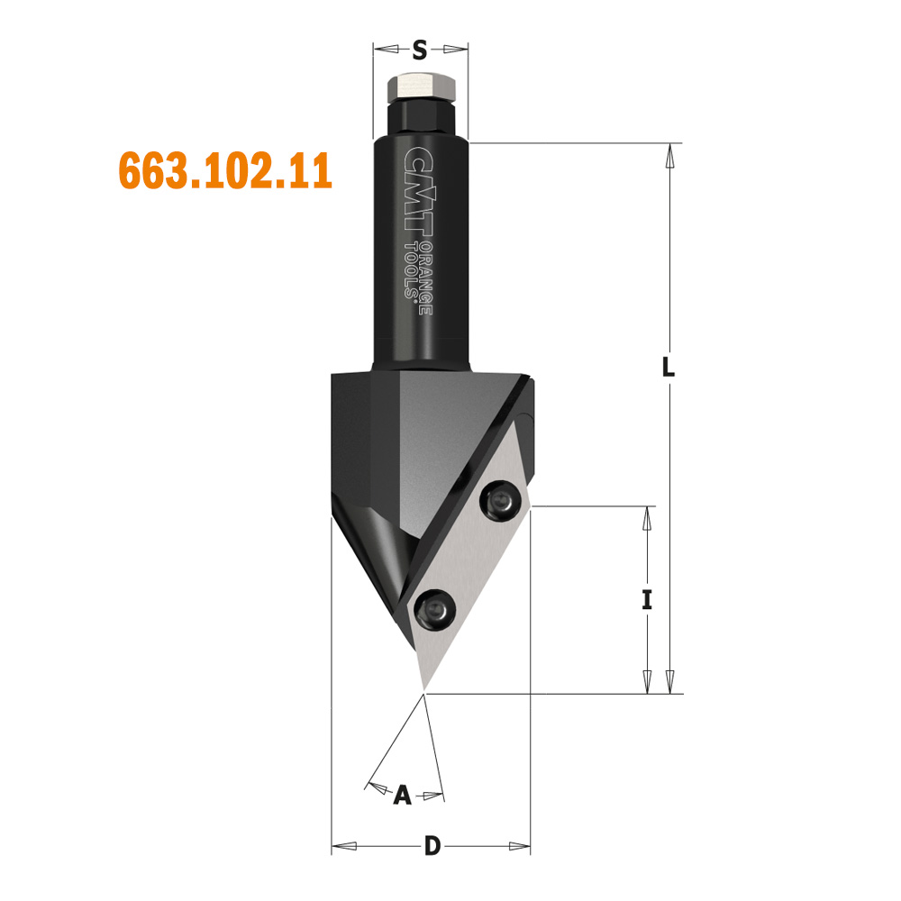 Fresa CNC per scanalature a V, decorazioni e folding