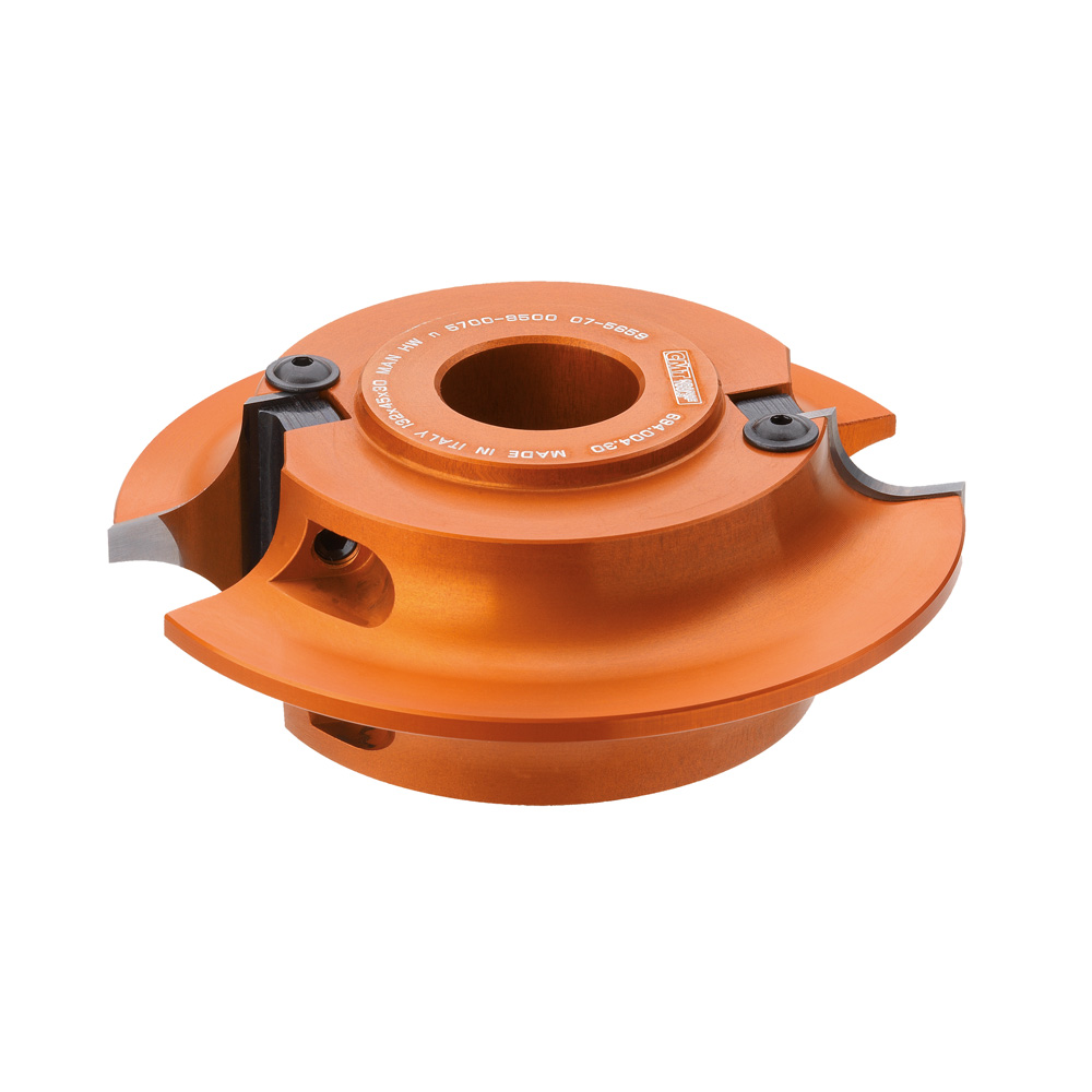 Multiradius roundover cutter heads