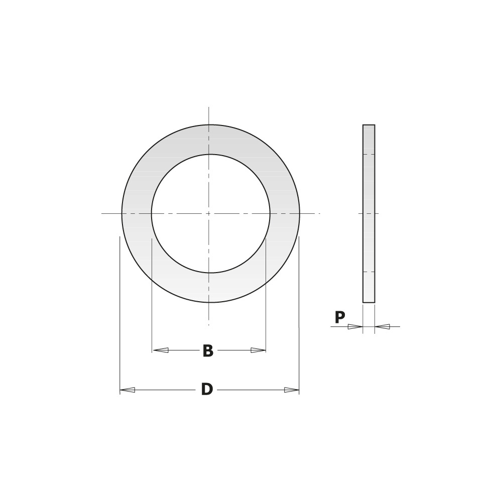 299 - Bagues de réduction pour le trou de lames circulaires