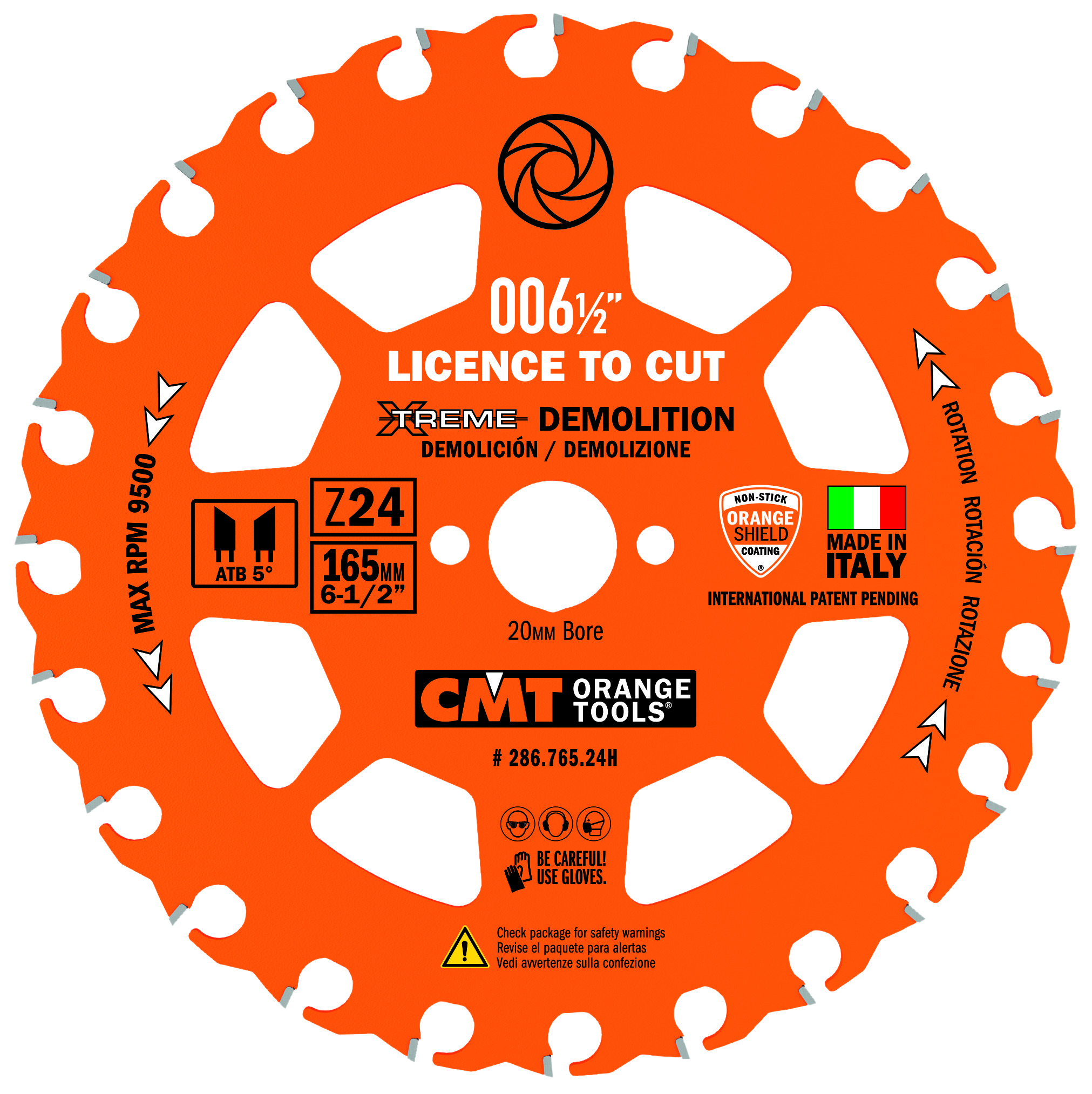 Lama Demolition 286.7 CMT Orange Tools