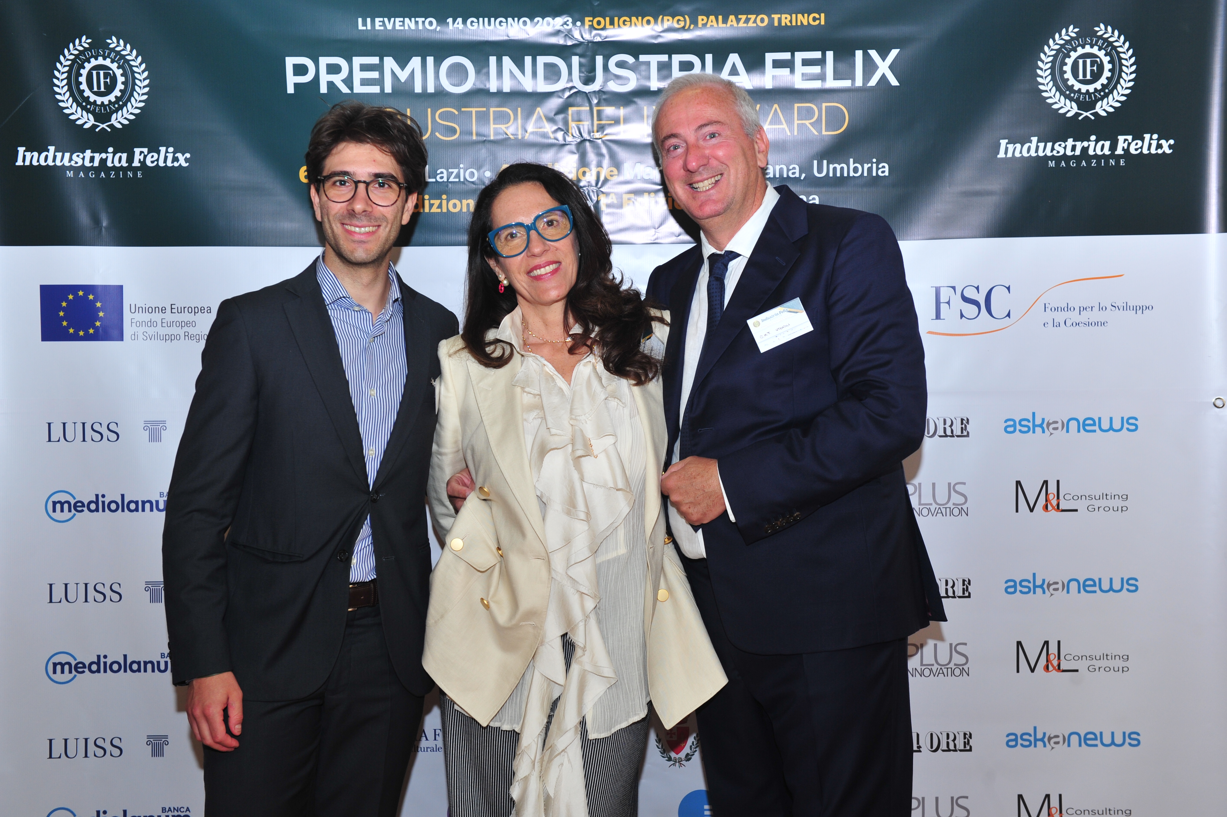 Da sinistra: Francesco Moretti, CFO di CMT Orange Tools; Lucia Spallacci, Responsabile Risorse Umane; Marcello Tommassini, CEO di CMT Utensili SpA